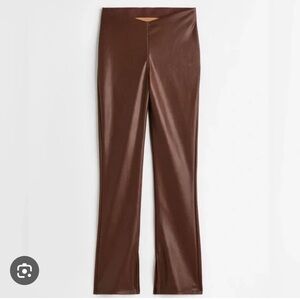 NEW H&M Vegan Leather Stretch Pant